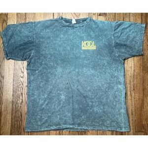VTG Kool Tobacco Mens Tee Shirt Acid Wash Grey Vintage XL Made In USA 90s Neon